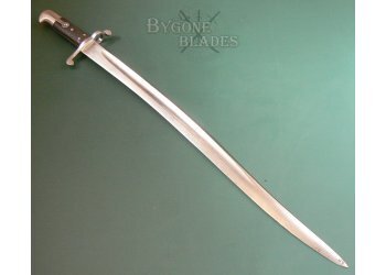 British 1860 Pattern Martini Henry Yataghan Sword Bayonet #4