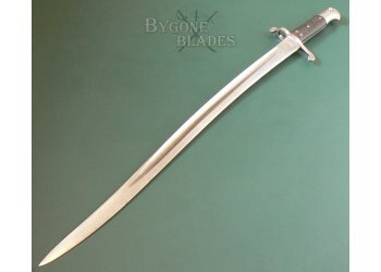 British 1860 Pattern Martini Henry Yataghan Sword Bayonet #5