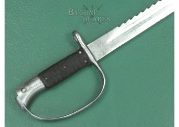 British 1879 Martini-Henry Artillery Carbine Sawtooth Sword Bayonet. #2603006 #9