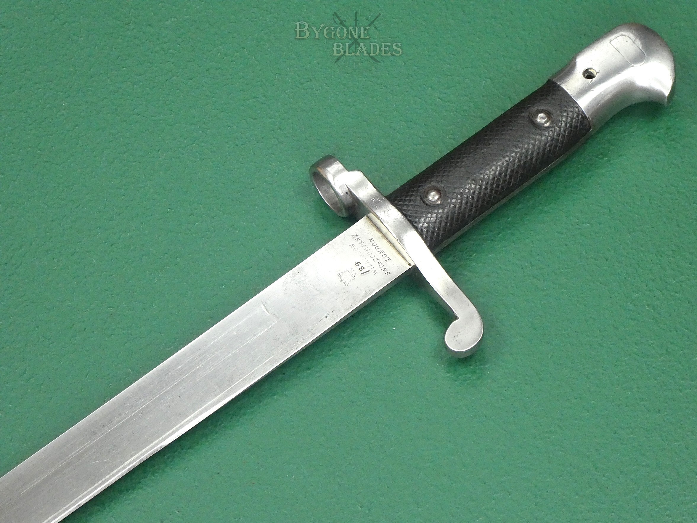 British 1887 Mk III Martini-Henry Sword Bayonet. Wilkinson 1889. #2608010 #8