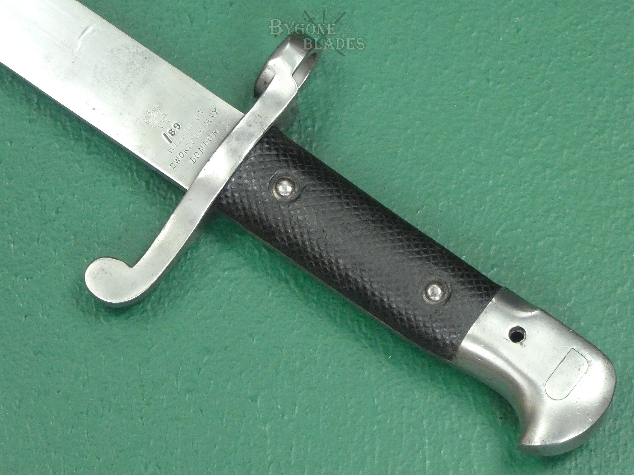 British 1887 Mk III Martini-Henry Sword Bayonet. Wilkinson 1889. #2608010 #10