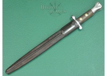 British 1888 Mk 1 Type II Bayonet. Navy Issue. Wilkinson. #2507002 #4