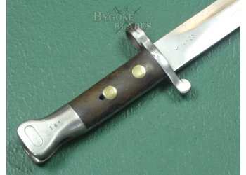 British 1888 Mk 1 Type II Lee-Metford Bayonet. Royal Navy Issue. #2507001 #7