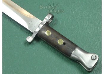 British 1888 Mk 1 Type II Lee-Metford Bayonet. Royal Navy Issue. #2507001 #8