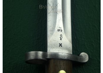 British 1888 Mk II Lee Metford Rifle Bayonet. Enfield 1902. #2108005 #10