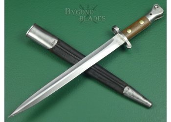 British 1888 Mk II Pattern Lee Enfield Bayonet.  Wilkinson 1902. #2201013  #2