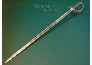 British 1889 Pattern Staff Sergeants Sword. Unit Marked #4