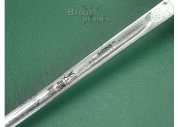 British 1897 Pattern Sword. Lt. Horsley. 4th Btn. North Staffordshire Reg. WW1. #2405010 #14