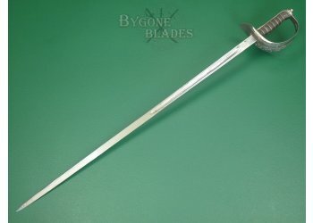 British 1897 Pattern Sword. Lt. Horsley. 4th Btn. North Staffordshire Reg. WW1. #2405010 #6