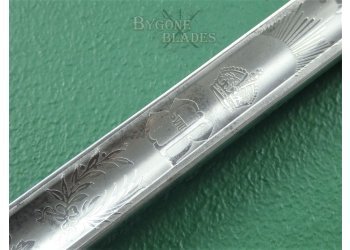 British 1897 Pattern Sword. Rare King Edward VIII Cypher #9