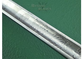 British 1897 Pattern Sword. Rare King Edward VIII Cypher #10