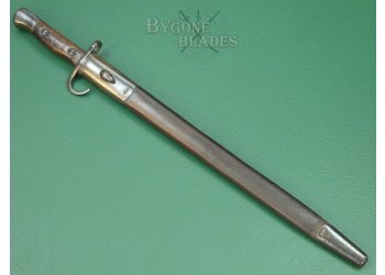 British 1907 Mk1 Hooked Quillon Bayonet. Royal Navy Issue. 1909. #2401037 #3