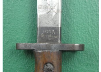 British 1907 Pattern Bayonet. 1908 London Scottish #11