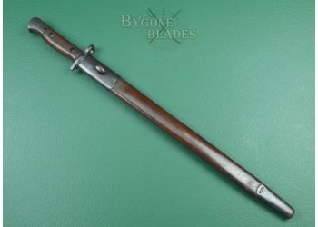 British 1907 Pattern Bayonet. Chapman 1915. Scarce G.G. Bussey &amp; Co. Scabbard. #2202006 #3