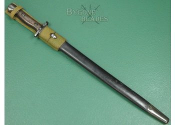 British 1907 Pattern Bayonet. Royal West Kent Regiment. Sanderson 1918. #2410005 #3