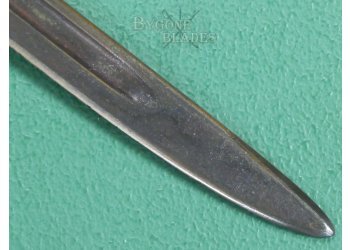 British 1907 Pattern Bayonet. Upper Edge. Blackened Blade. #2401020 #11
