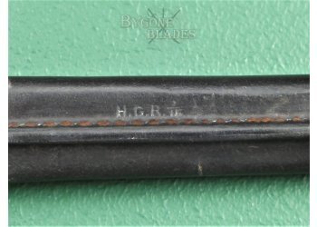 British 1907 Pattern Experimental False Edge Bayonet and Rare Double Seamed Scabbard #13