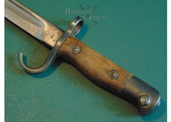 British 1907 Pattern MkI Hooked Quillon Bayonet. Enfield 1911 #8