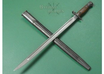 British 1907 Pattern WW1 Bayonet. Sanderson 1918. #2510002 #2
