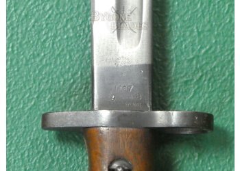 British 1907 Pattern WW1 Bayonet. Sanderson 1918. #2510002 #10