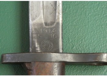 British 1913 pattern Bayonet. Remington 1916 #10