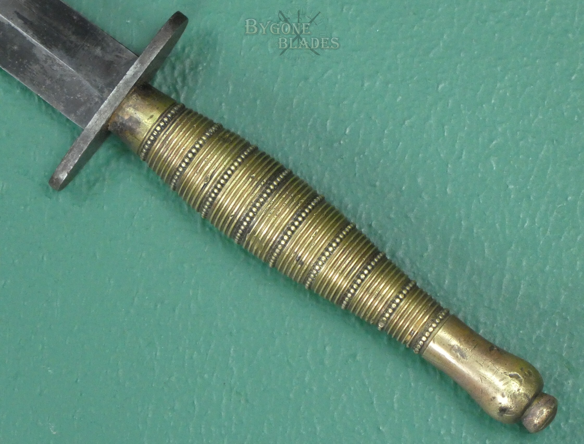 British Beaded &amp; Ribbed FS Commando Dagger. WW2. #2609007 #10