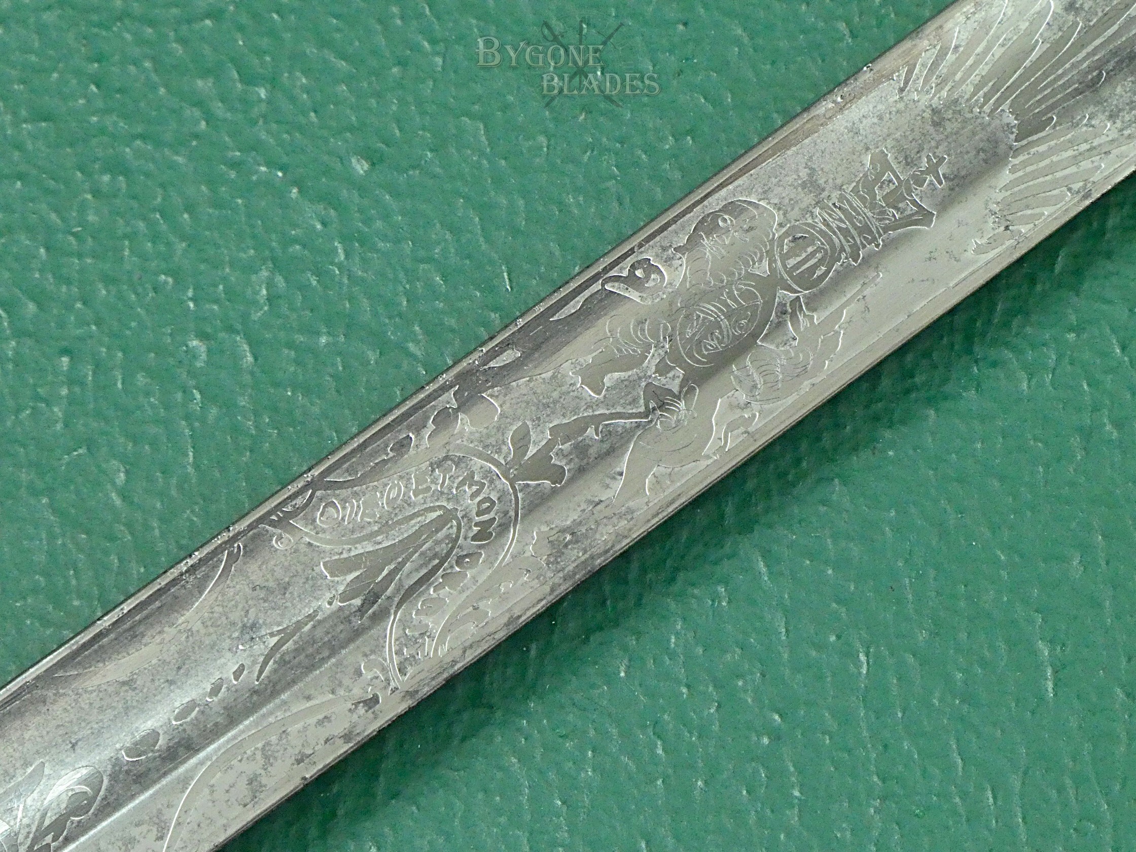 British Early 1846 Pattern Royal Navy Officers Sword. Kenning Circa 1850. #2609003 #13