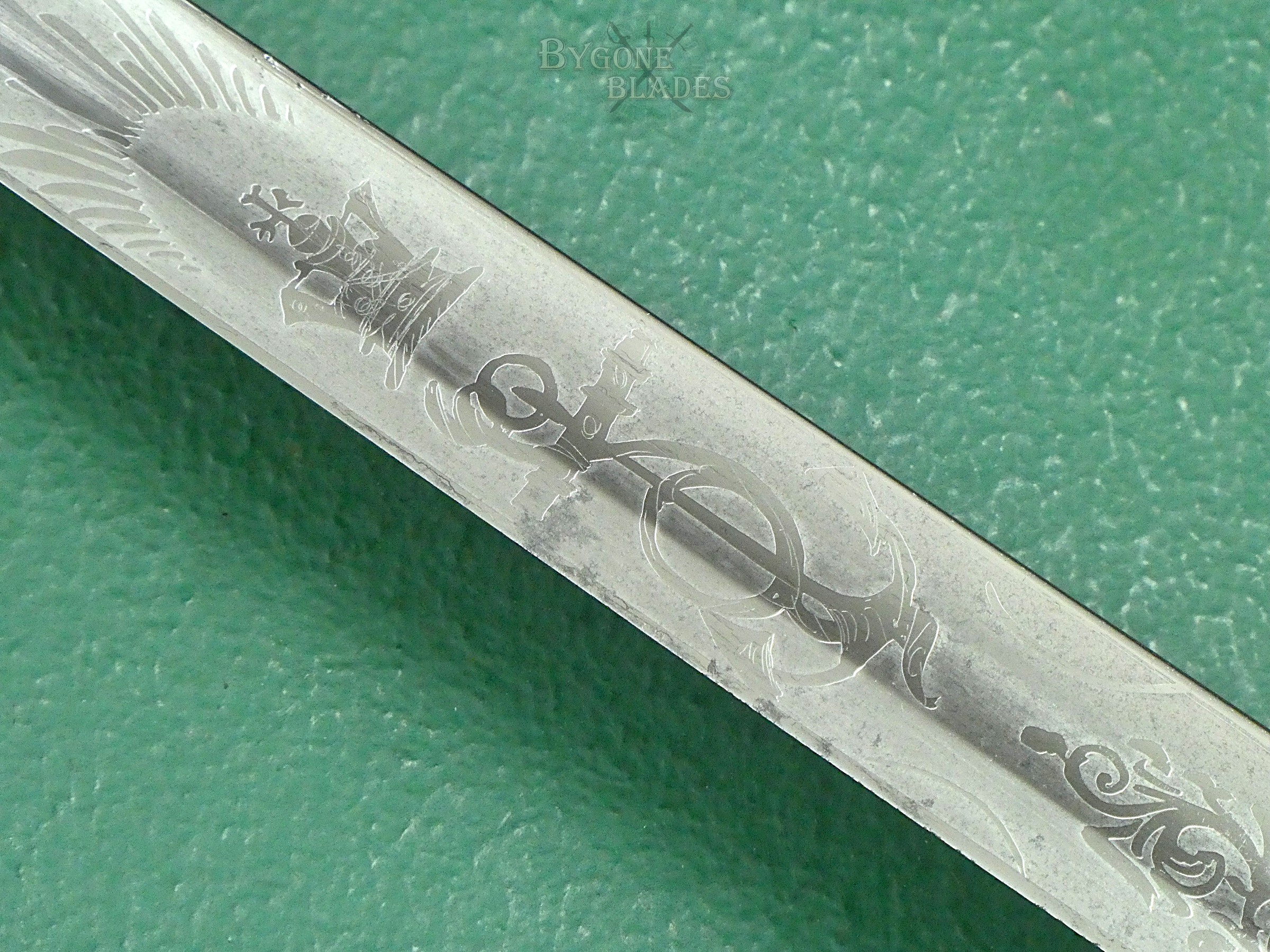 British Early 1846 Pattern Royal Navy Officers Sword. Kenning Circa 1850. #2609003 #19