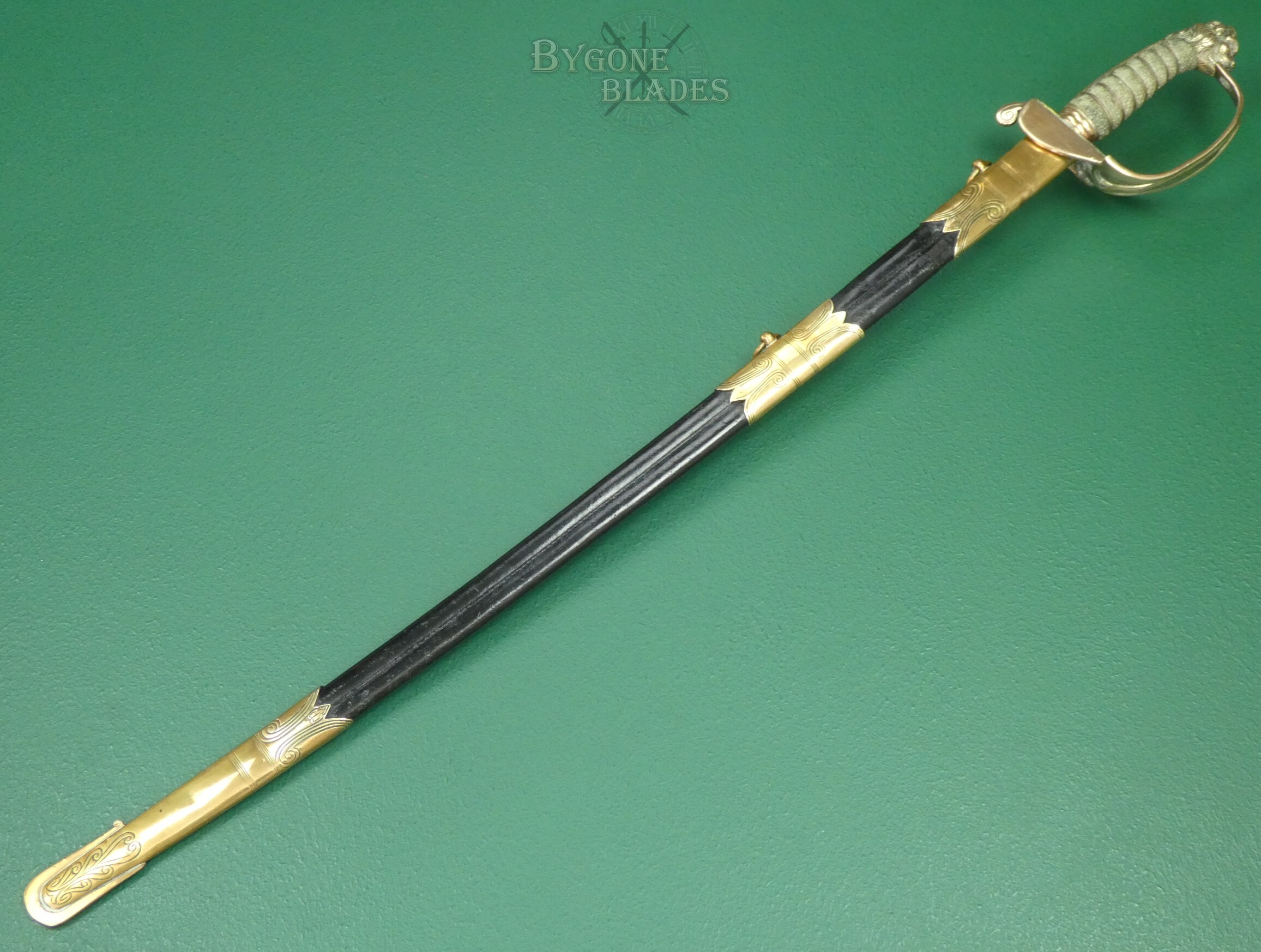 British Early 1846 Pattern Royal Navy Officers Sword. Kenning Circa 1850. #2609003 #4