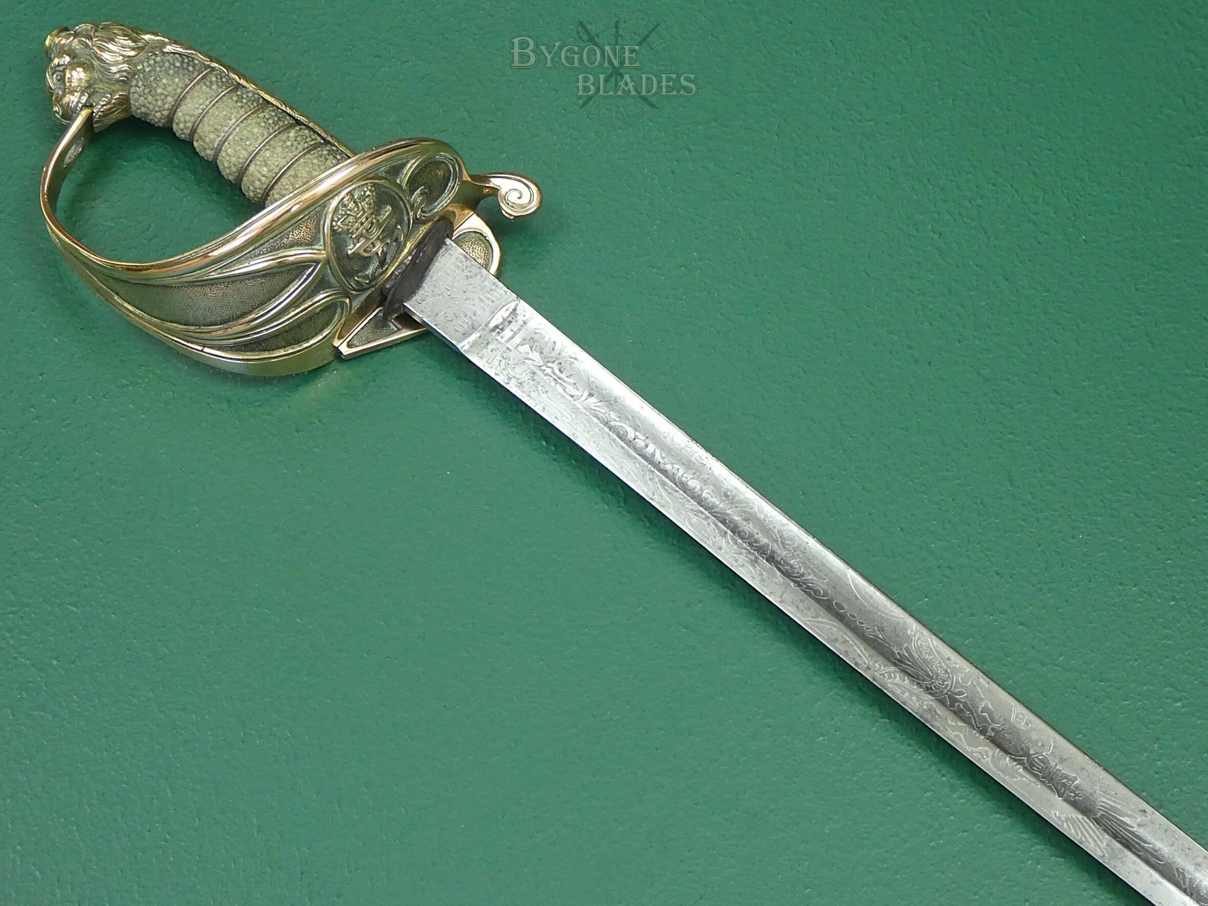 British Early 1846 Pattern Royal Navy Officers Sword. Kenning Circa 1850. #2609003 #7