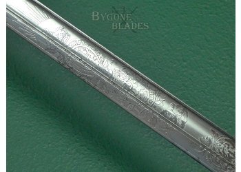 British Edward VII 1821/45 Pattern Royal Artillery Officers Sword. Pillin. #2511014 #14