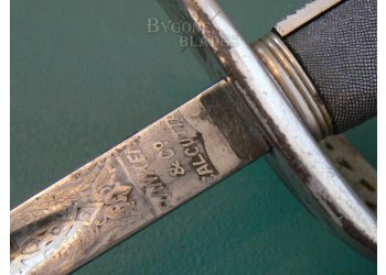 British Edward VII Raj Army Officer&#039;s Sword by E. Thurkle #12