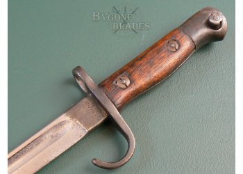 British First Pattern P1907 Hooked Quillon Bayonet. Connaught Rangers #6