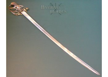 British George IV 1822 Pattern Pipe-Back Infantry Officers Sword #4