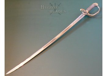 British George IV 1822 Pattern Pipe-Back Infantry Officers Sword #5