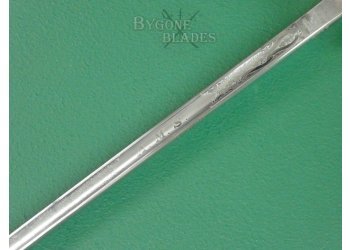 British Grenadier Guards Dress Sword. Battle Honours. Owners Initials. #2509010 #11