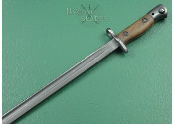 British Lanchester Sub Machine Gun Bayonet WW2. Wilkinson 1943. #2202009 #8