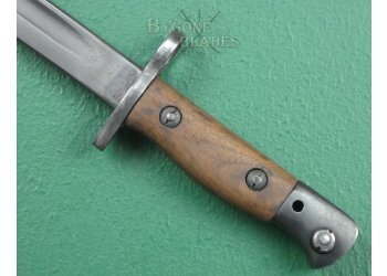 British Lanchester Sub Machine Gun Bayonet WW2. Wilkinson 1943. #2202009 #10