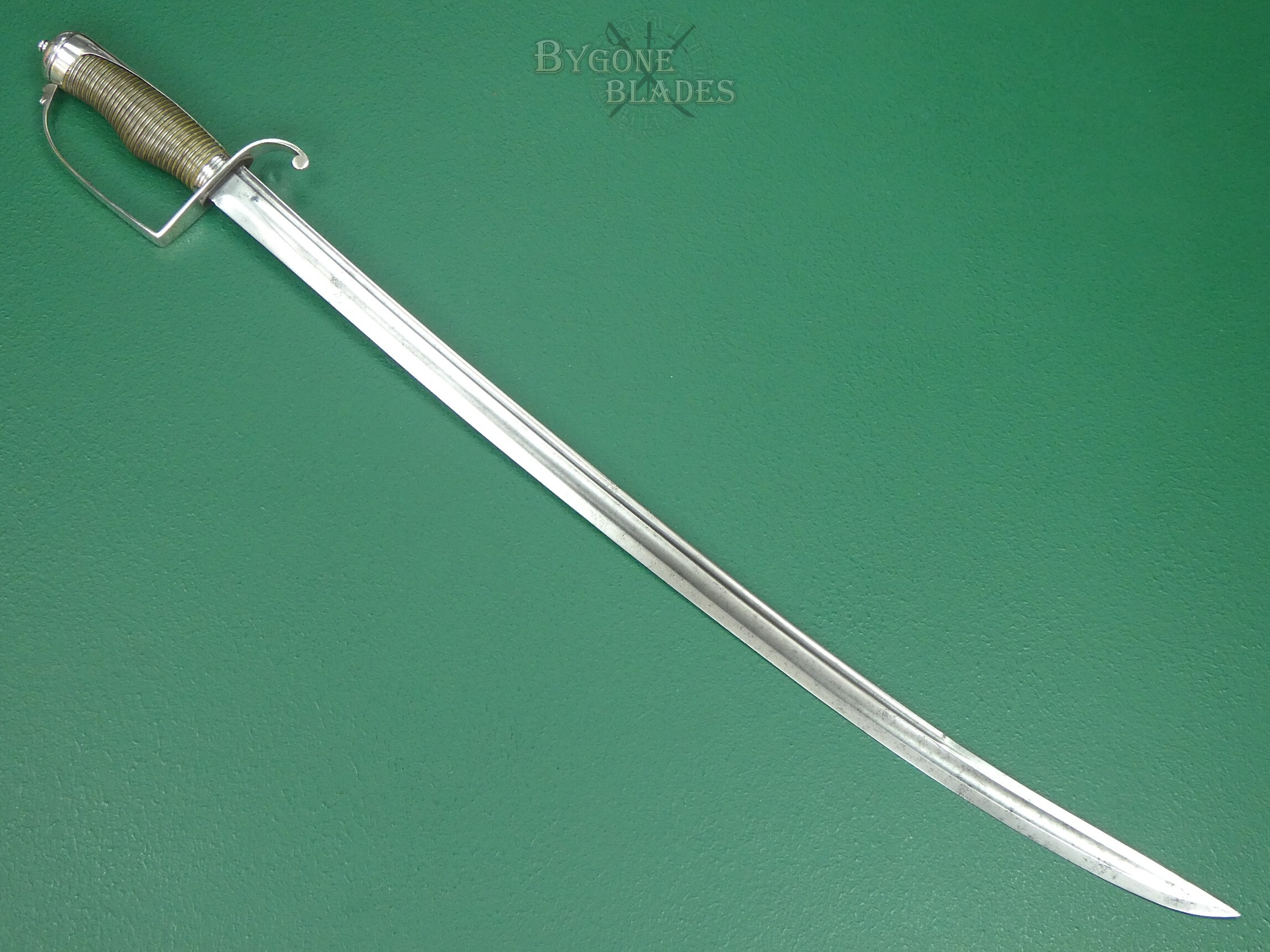 Georgian silver hilted hanger