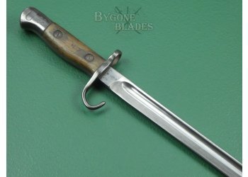 British MOLE 1907 Mk1 Hooked Quillon Bayonet. No.1 Mk1 Scabbard. #2212002 #7