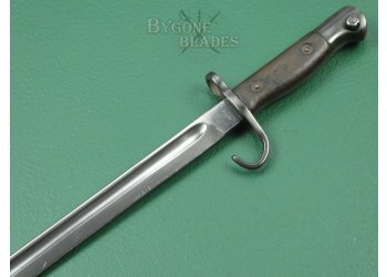 British MOLE 1907 Mk1 Hooked Quillon Bayonet. No.1 Mk1 Scabbard. #2212002 #8