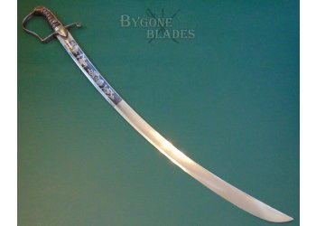 British Napoleonic Wars 1796 Pattern Light Cavalry Officer&#039;s Sabre. Gill&#039;s Warranted #4