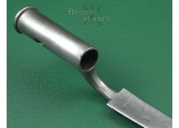 British Napoleonic Wars Indian Land Pattern Brown Bess Socket Bayonet. MAKIN circa 1800 #10