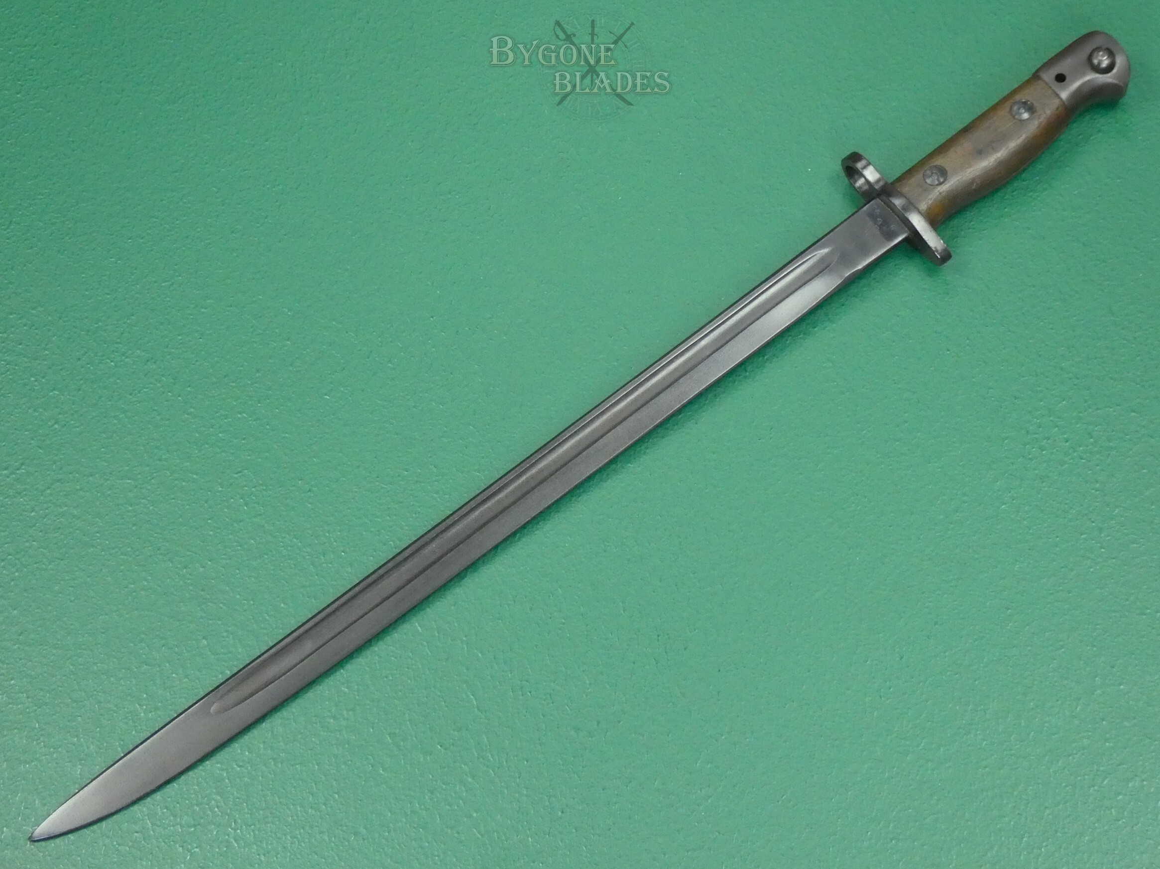 British No1. Mk 1 WW2 Admiralty Contract Lanchester Submachine Gun Bayonet. WSC 1943. #2608013 #6