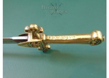 British Pattern 1856 Mk1 Drummers Sword. 36th Regiment of Foot #9