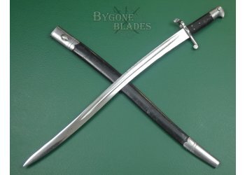 1856 yataghan sword bayonet. Etched blade
