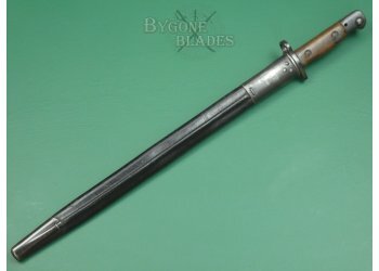 British Rare MOLE 1907 Pattern Bayonet. Rare Scabbard Maker. #2309005 #4