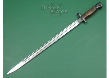 British Rare MOLE 1907 Pattern Bayonet. Rare Scabbard Maker. #2309005 #6