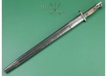 British Rare Vickers Made 1907 WW1 Bayonet. #2206007 #4