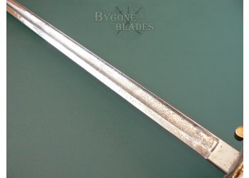 British 1857 Pattern Royal Engineers Sword. Named Officer of Submarine Miners #12
